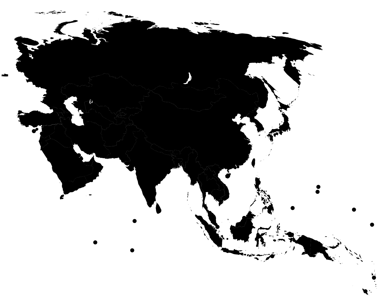 Asia World Map